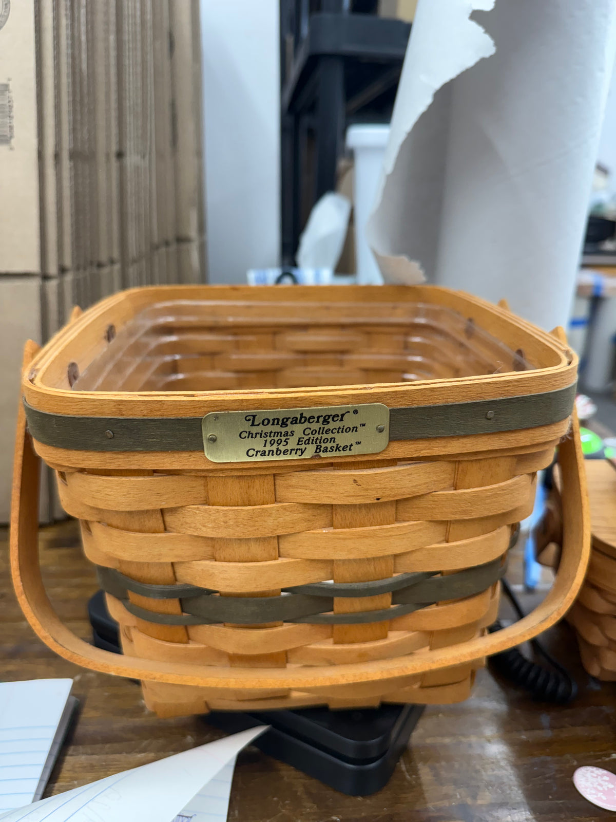 Longaberger holiday memory basket