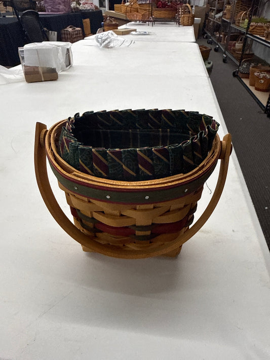 Longaberger little joy basket with liner and protector
