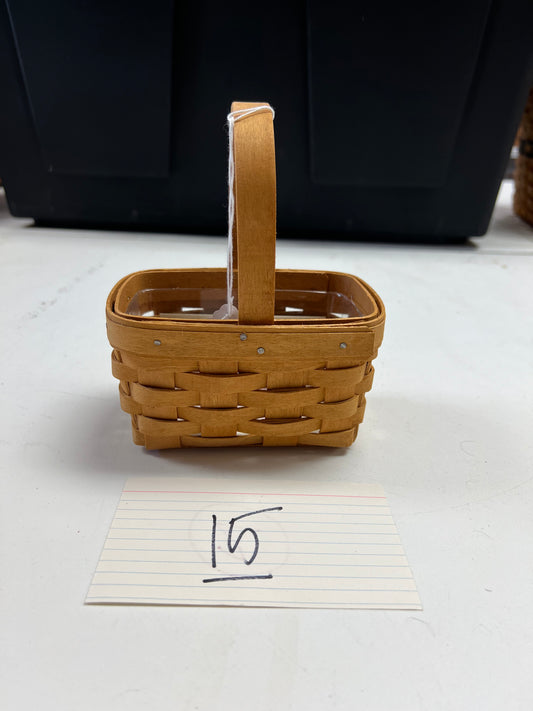 Longaberger Salt & Pepper Basket with Protector