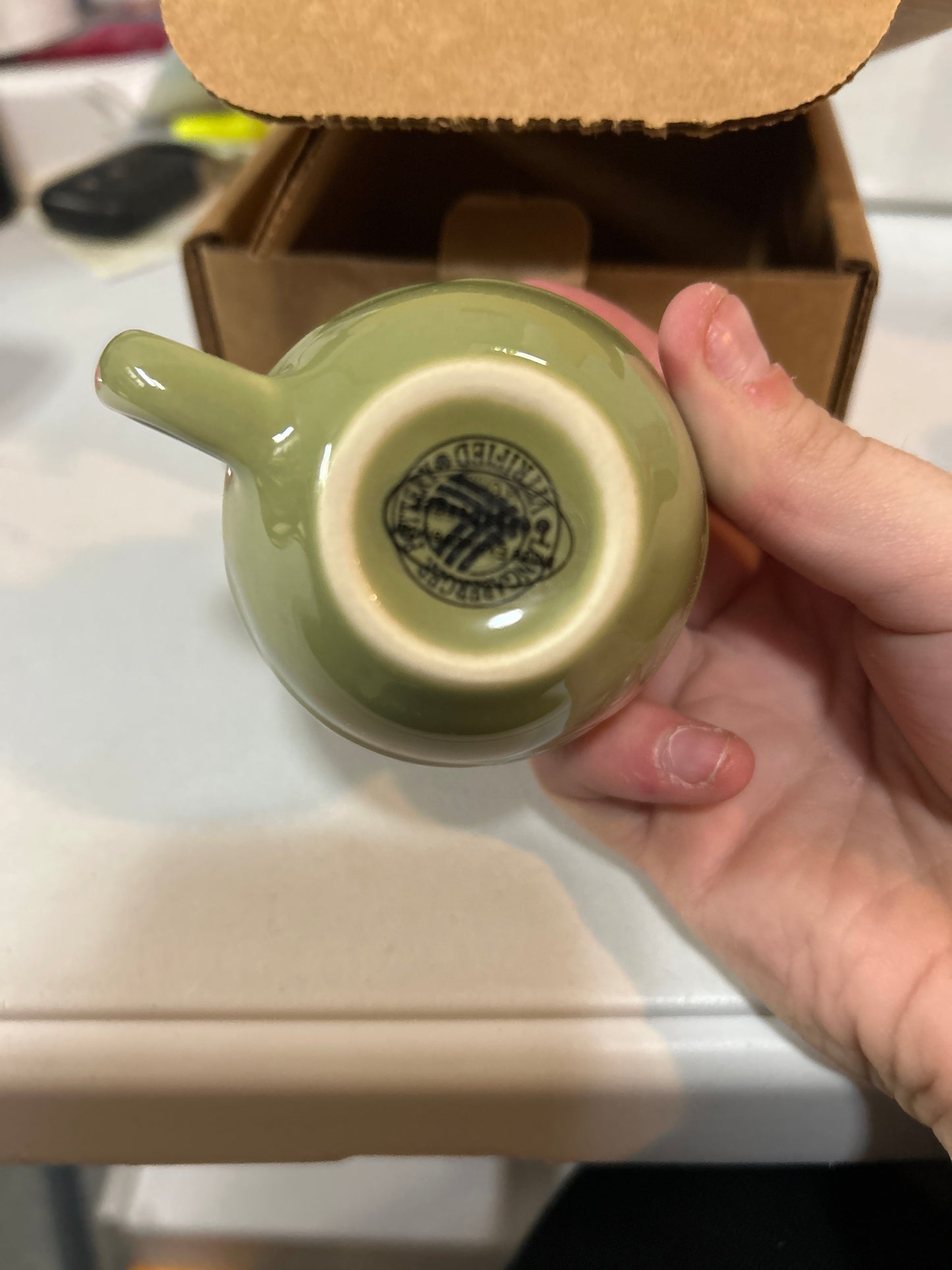 Longerburger child tea cup sage