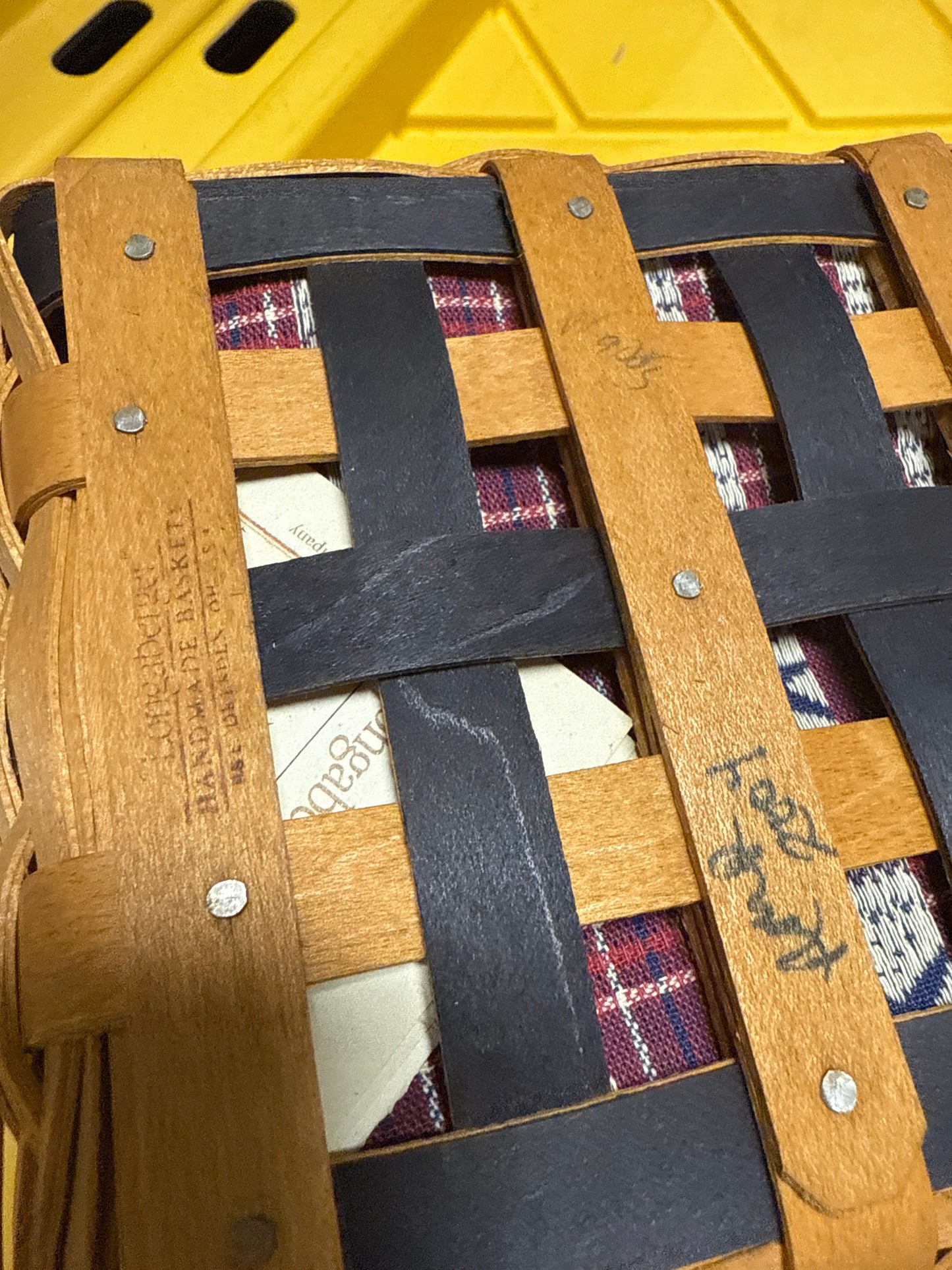 Longaberger 2004 golf basket with liner and protector