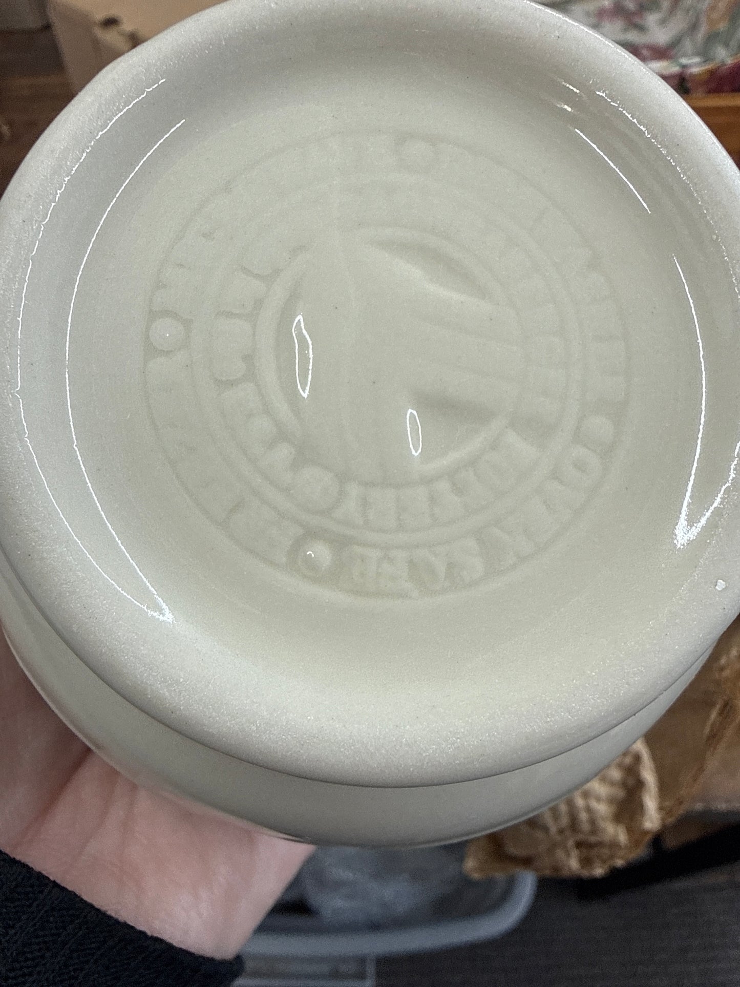 Longaberger sugar bowl base (no lid)
