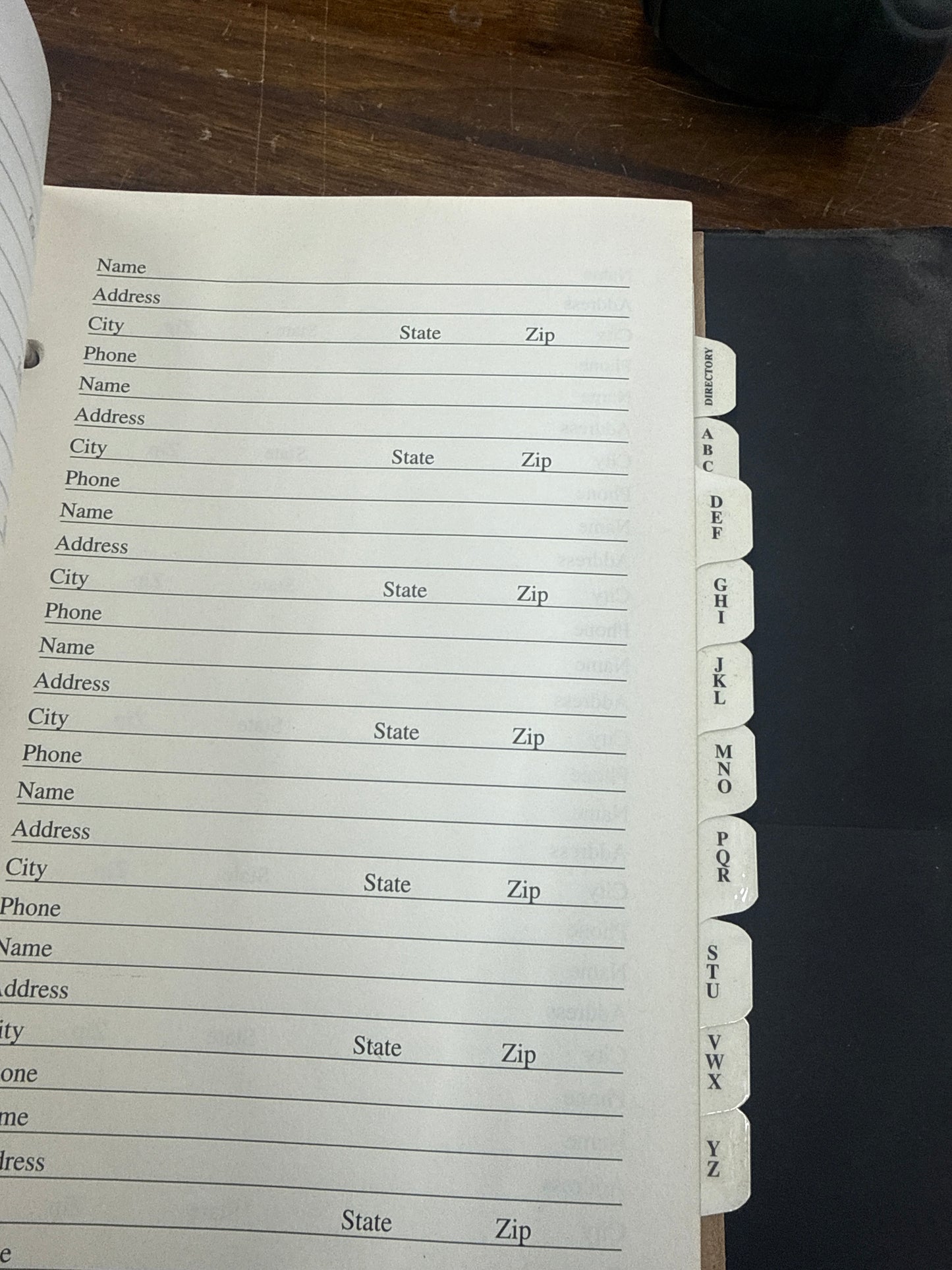 Longaberger career and address book