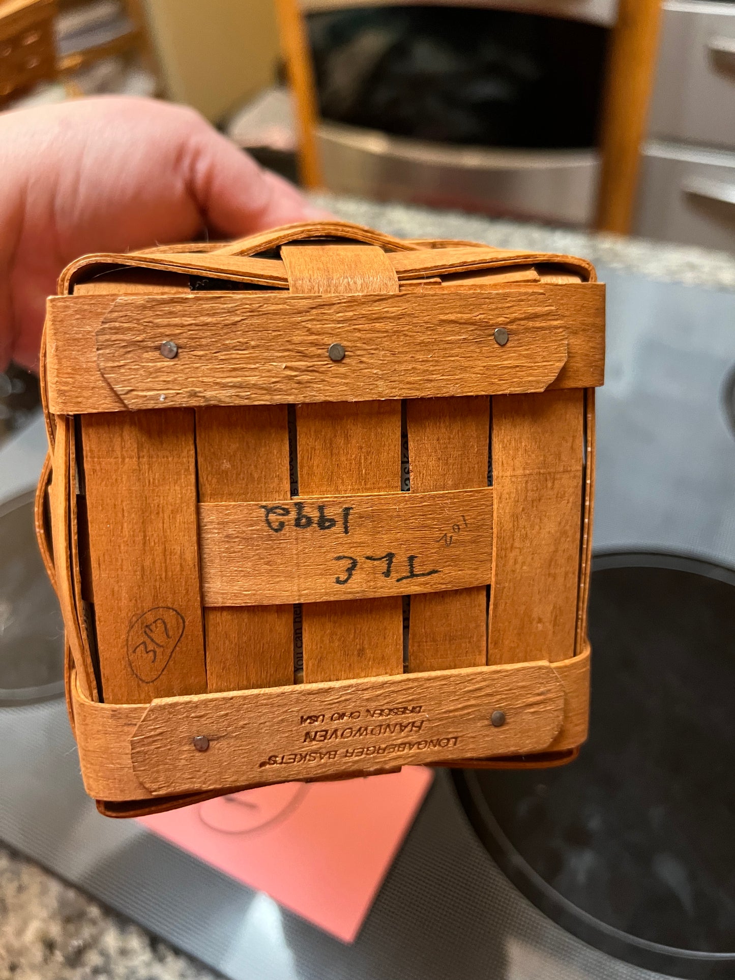 Longaberger Shades of Autumn Small Peg Basket with Liner and Protector