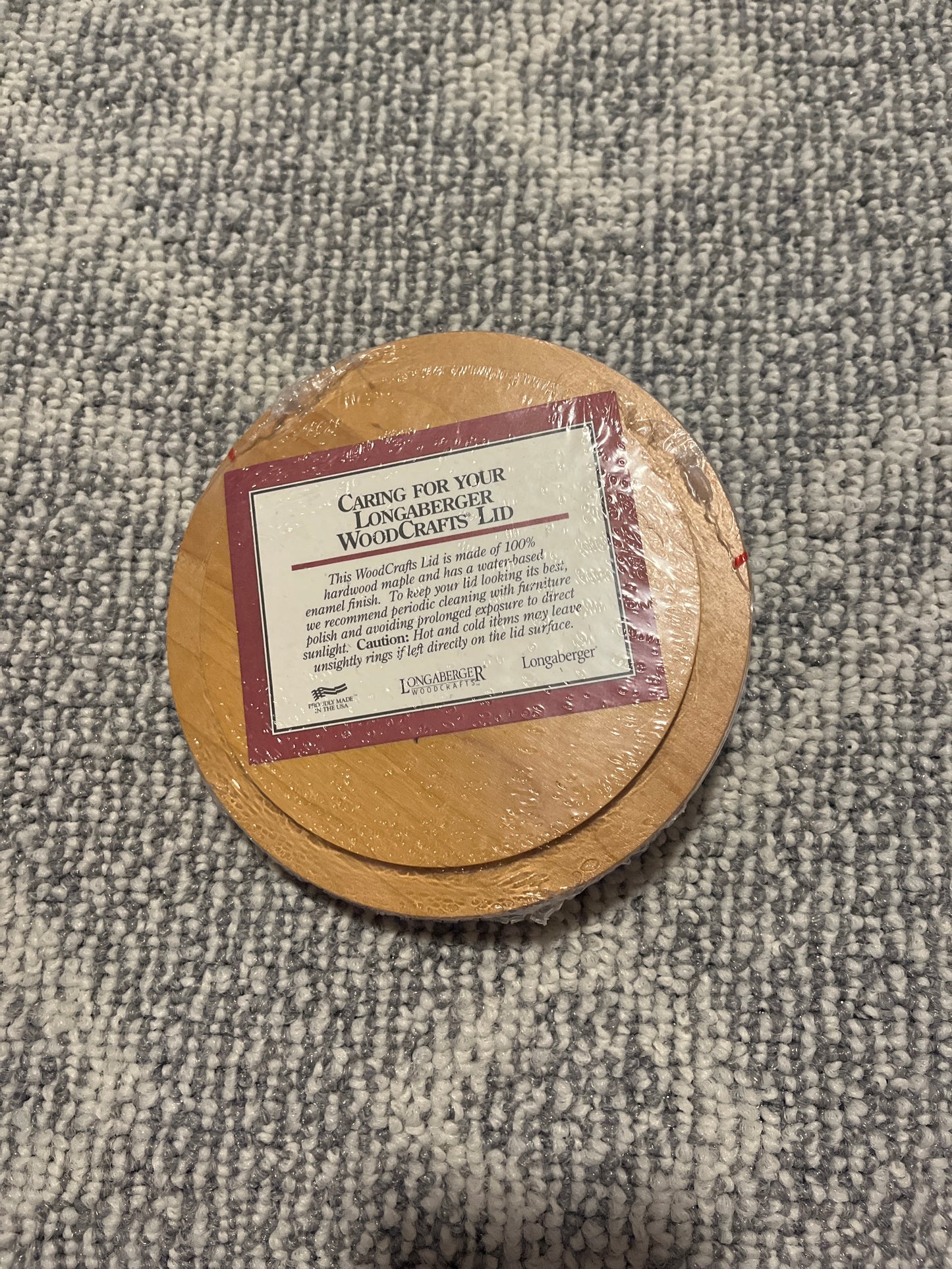 Longaberger 5” measuring lid