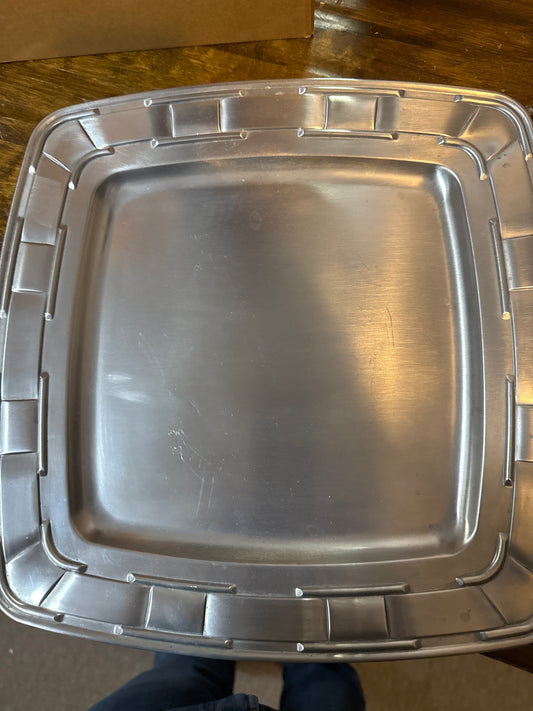 Longaberger pewter charger