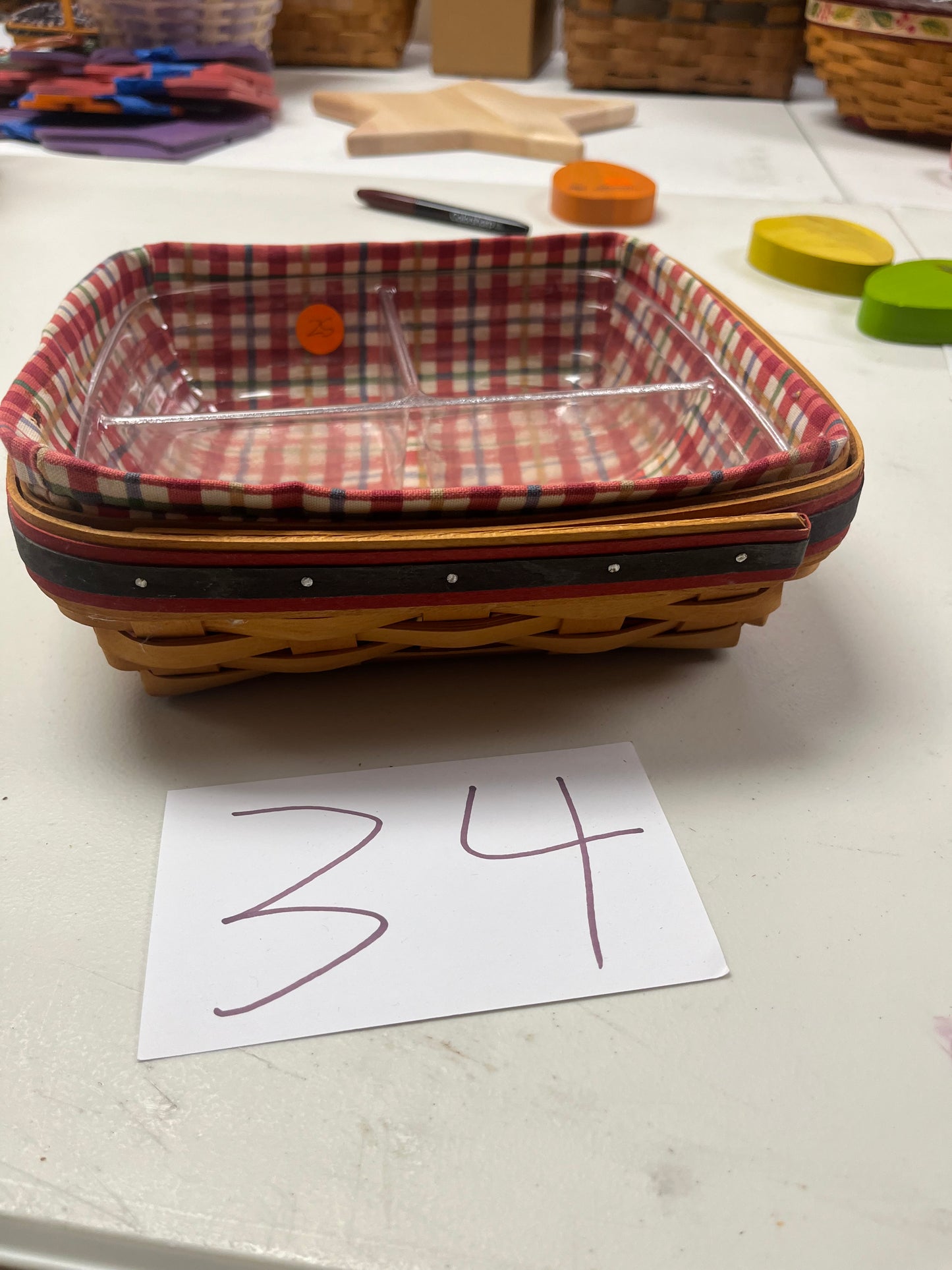 Longaberger picnic pal basket