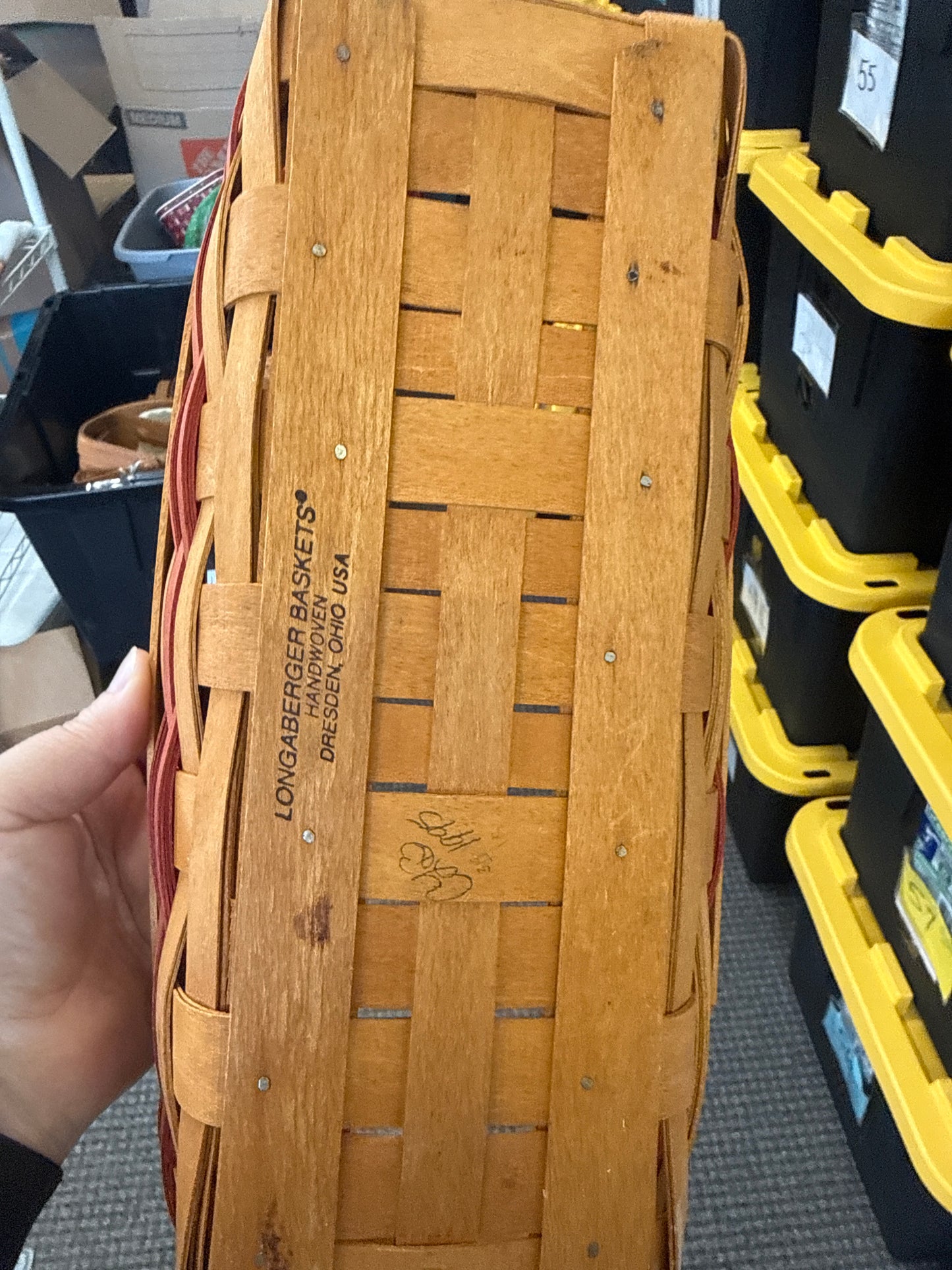 Longaberger tulip basket