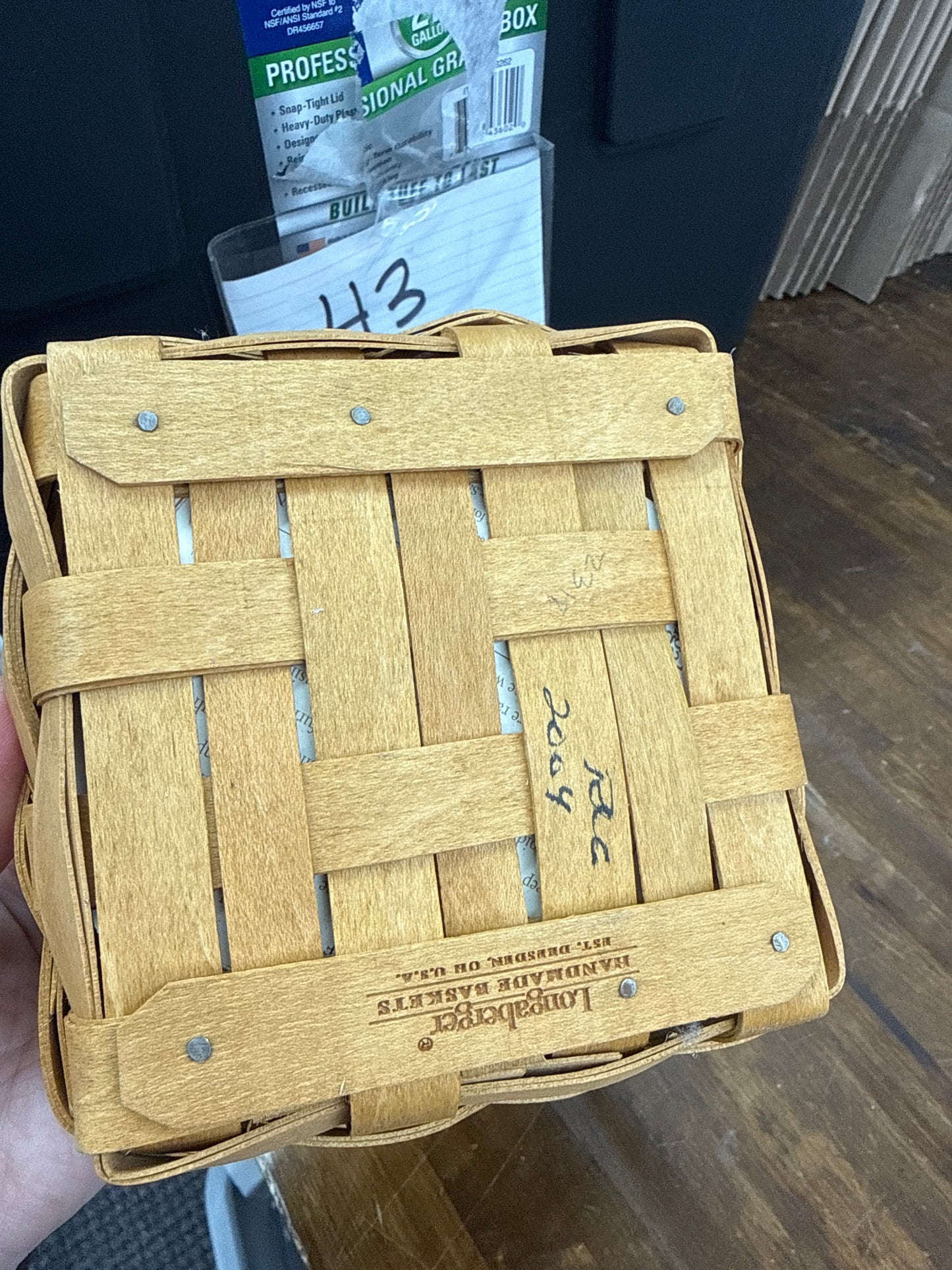 Longaberger tarragon basket