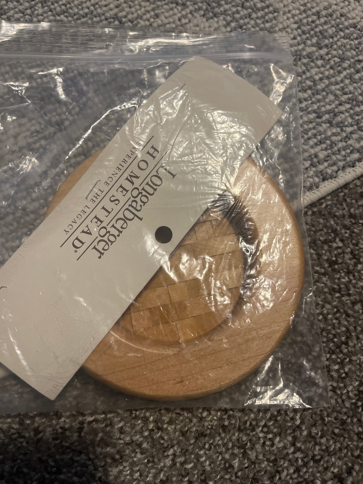 Longaberger woven lid