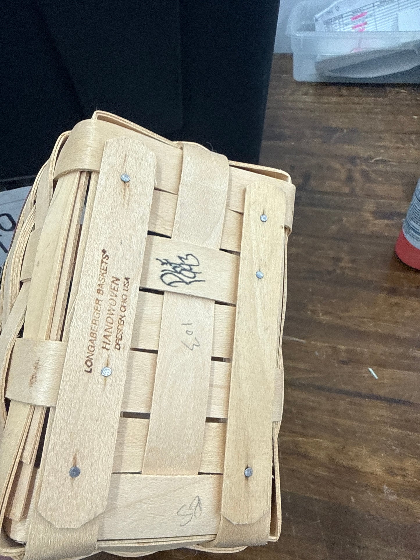 Longaberger basket of thanks