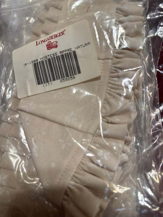 Longaberger 1998 hostess appreciation liner in natural
