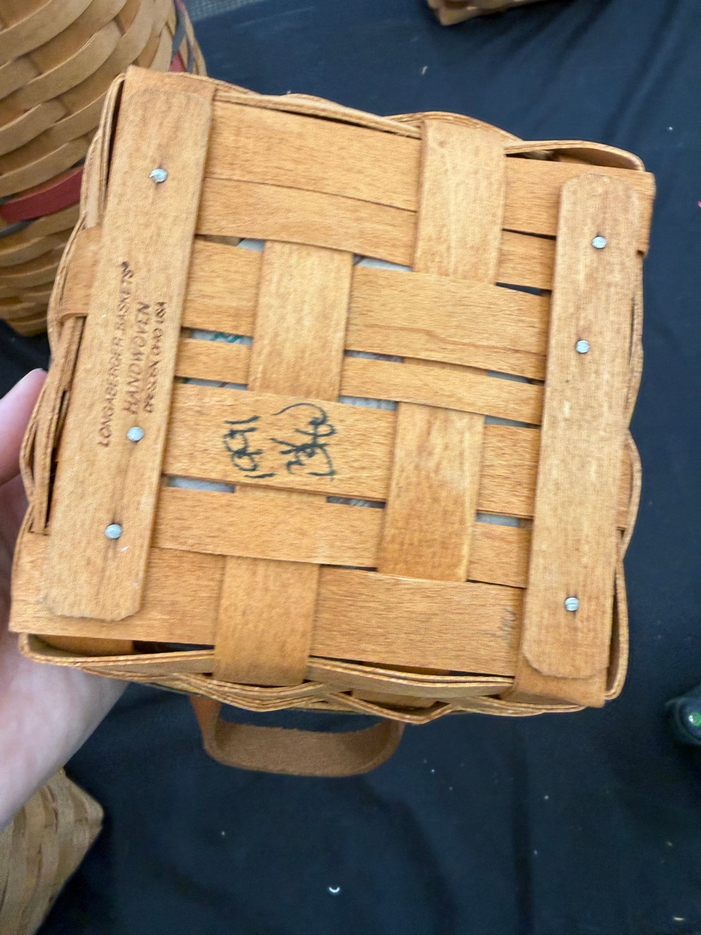 Longaberger Father’s Day small berry basket with protector
