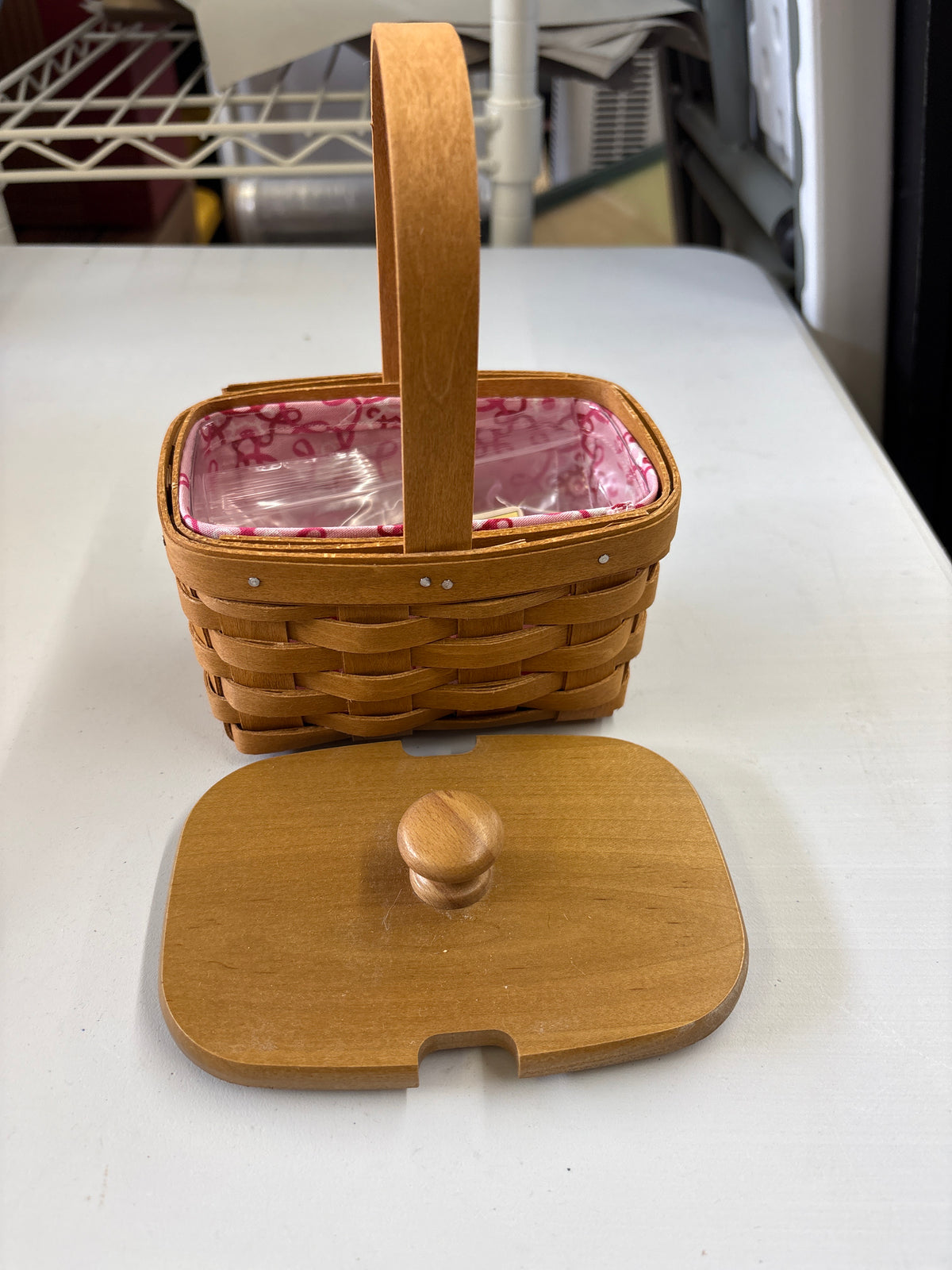 Longaberger 2014 Horizon of Hope Basket with Liner, Protector and Lid