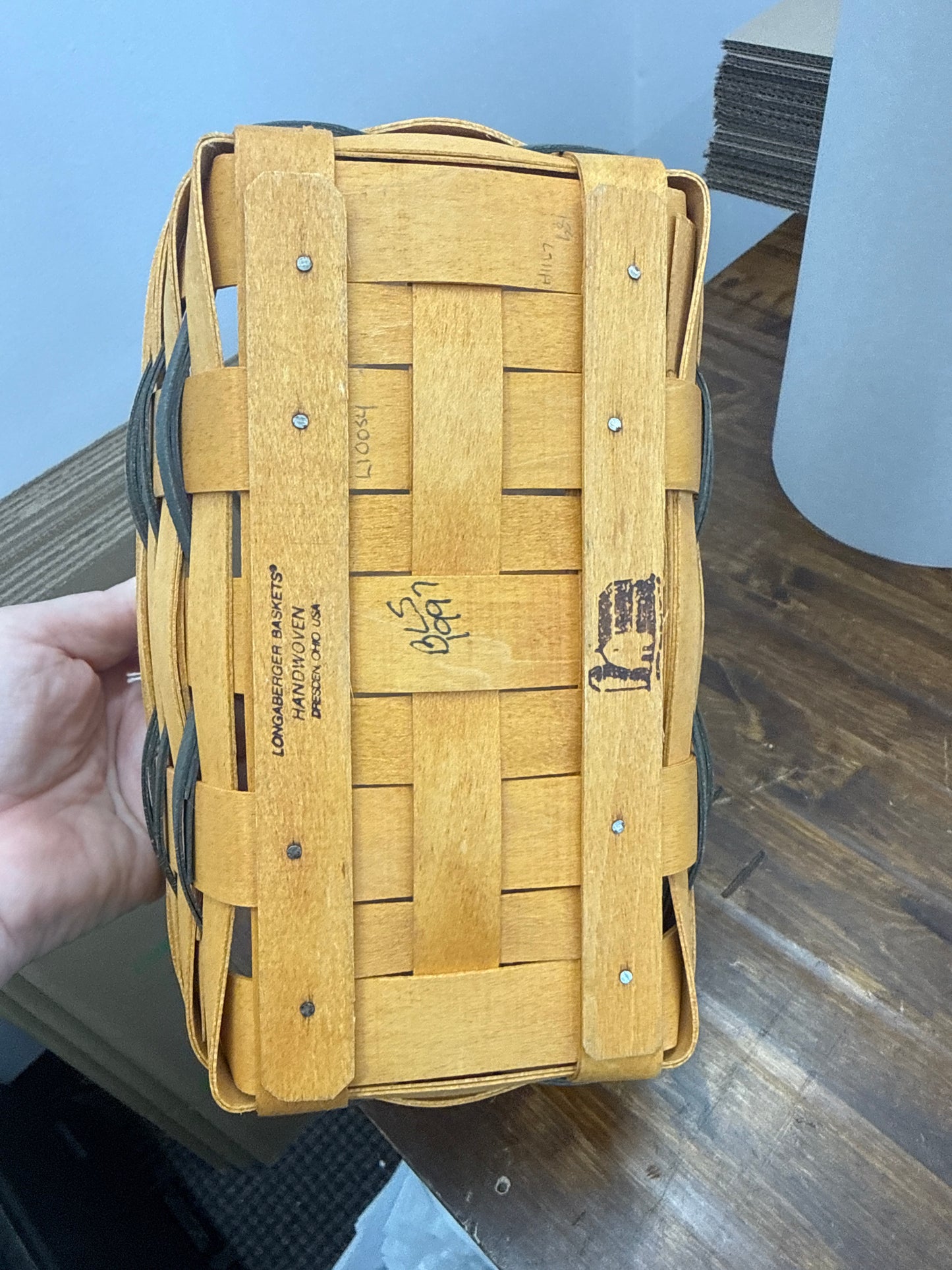 Longaberger heartland chore basket