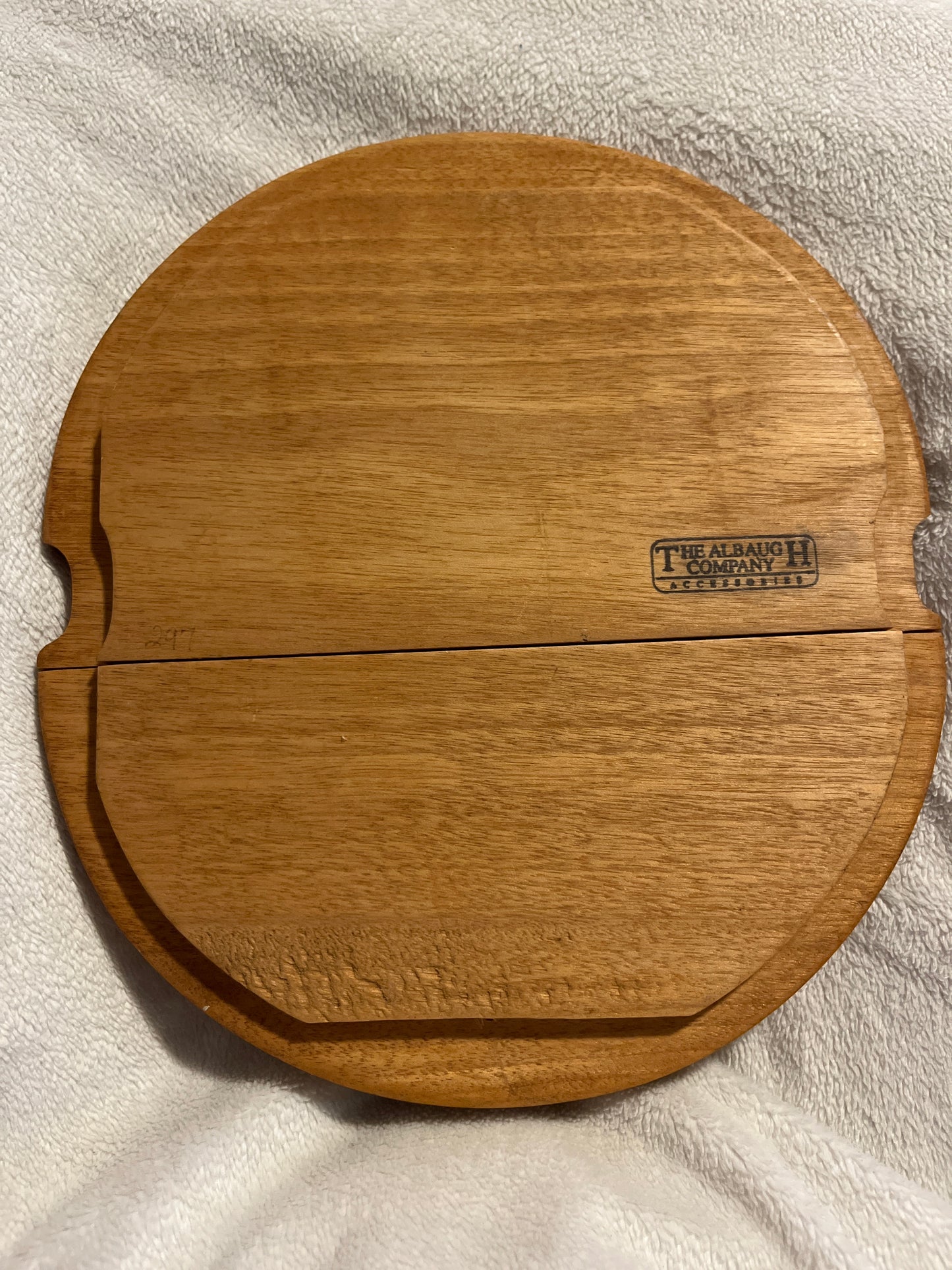 The Albaugh Company 8.5”x7.75” round lid — blue handle