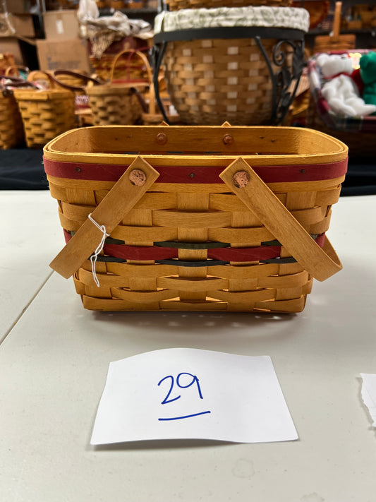 Longaberger small basket with handles