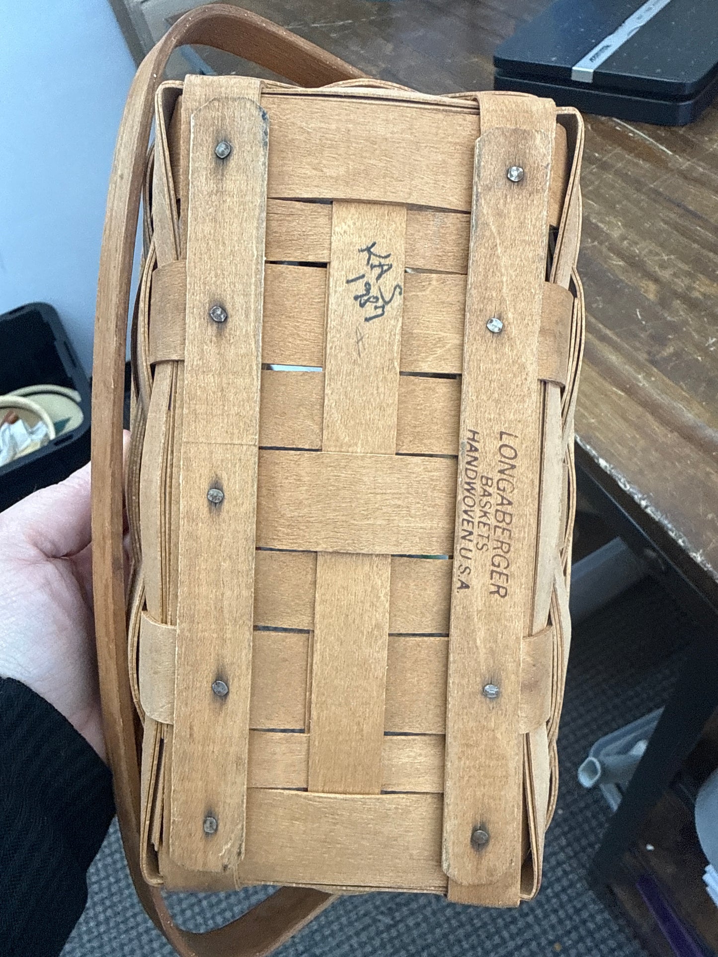 Longaberger 1987 small chore basket