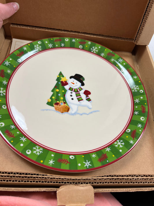 Longaberger holiday platter
