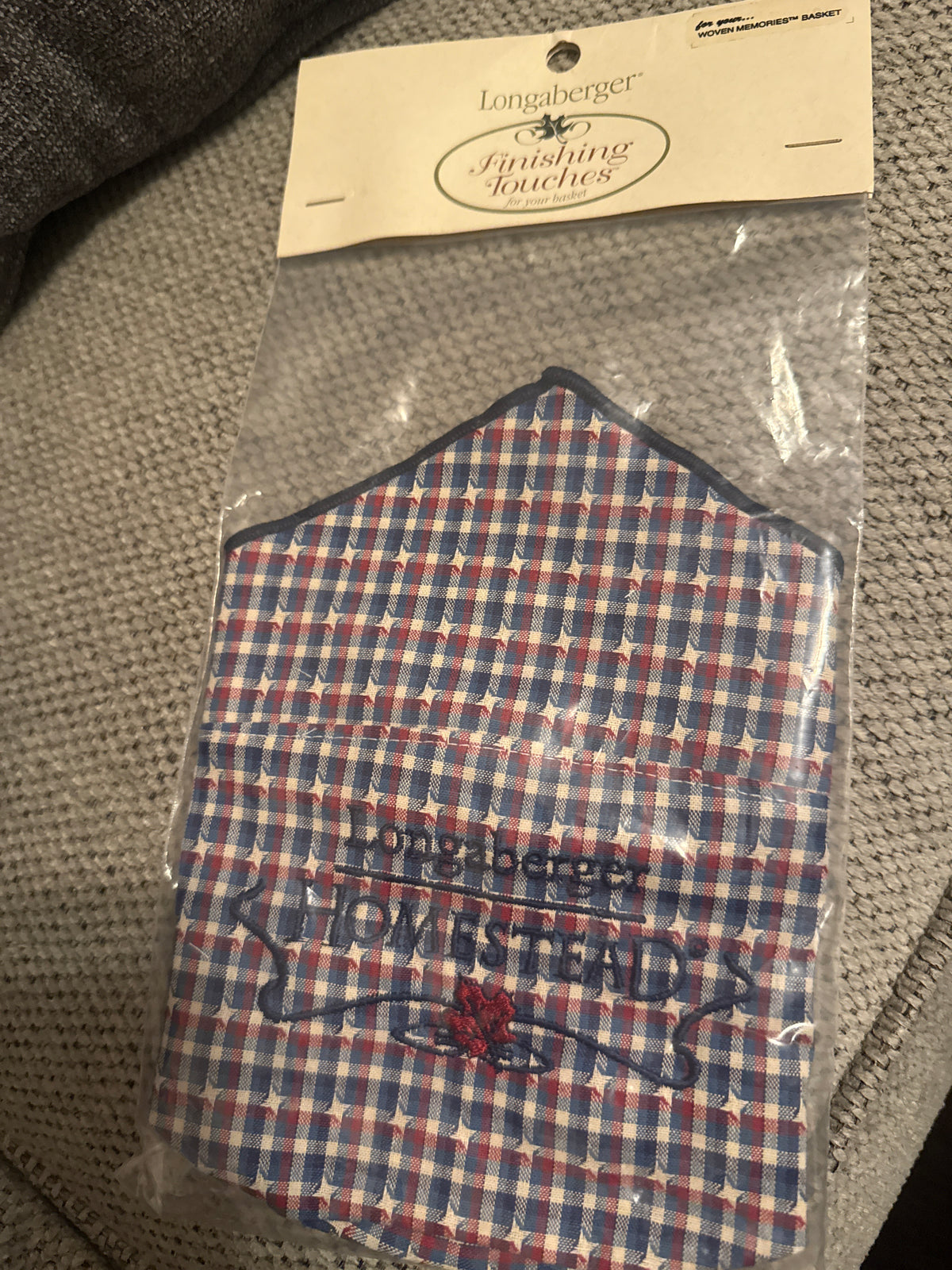 Longaberger homestead woven memories liner