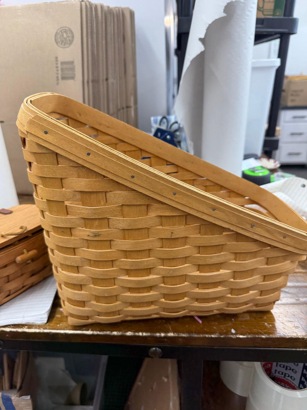 Longaberger catalog basket - has a couple marking as shown