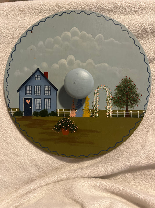 Wooden 8” round lid