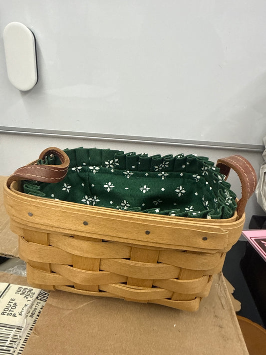 Longaberger tea basket with liner