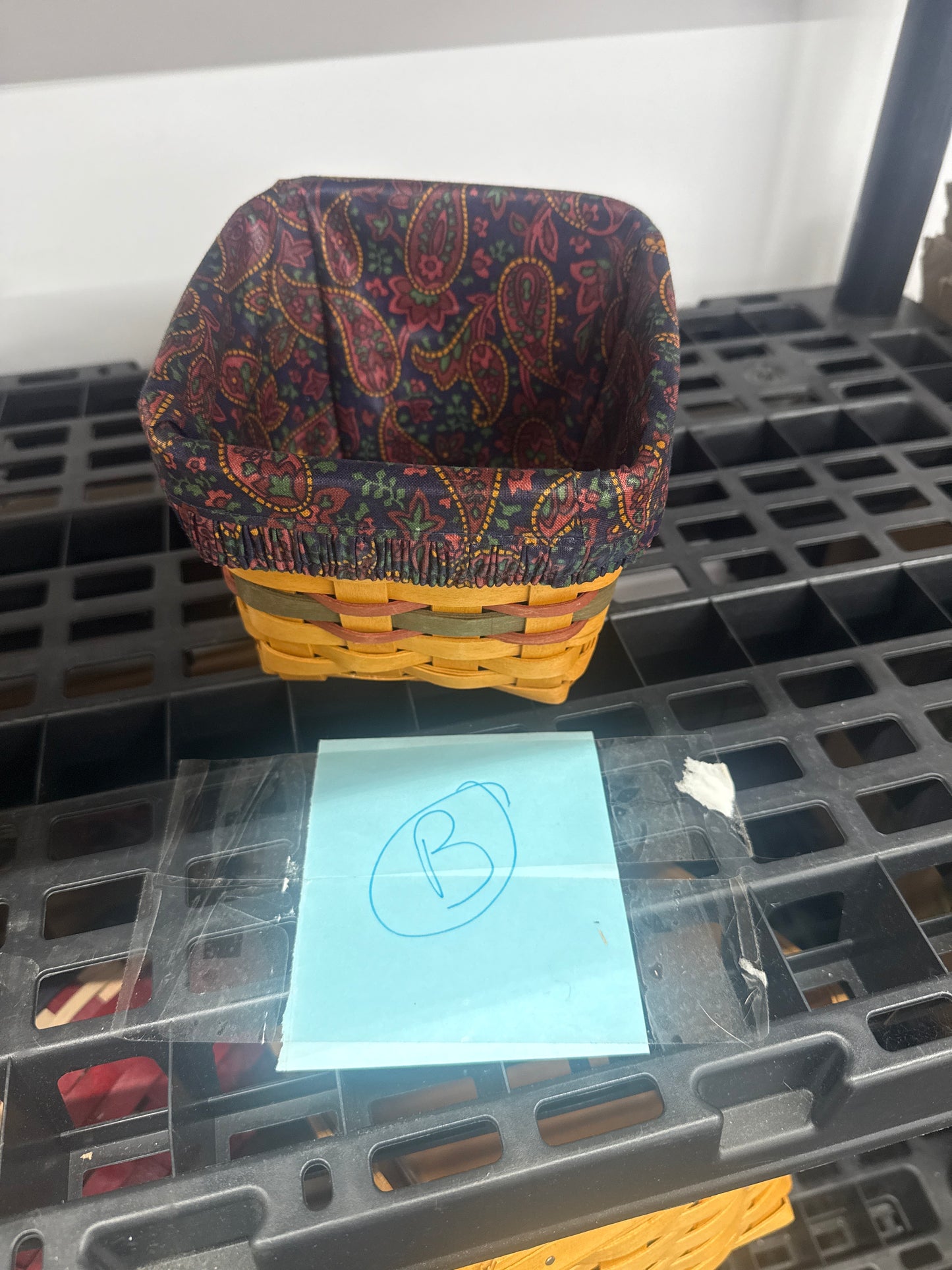 Longaberger Father’s Day finders keepers basket with liner