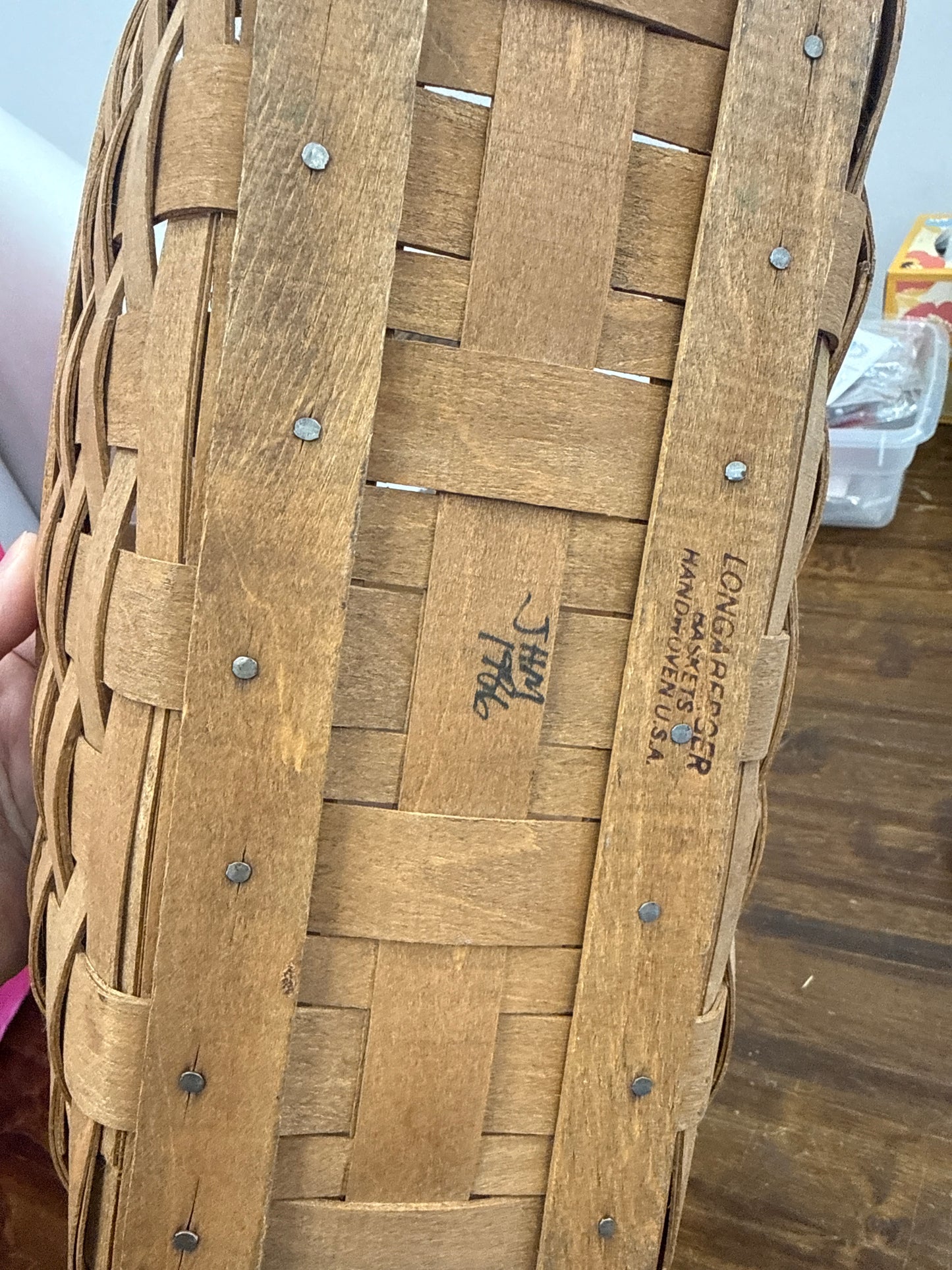 Longaberger vintage spring basket