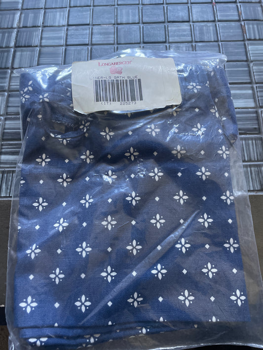 Longaberger Liner large gath blue