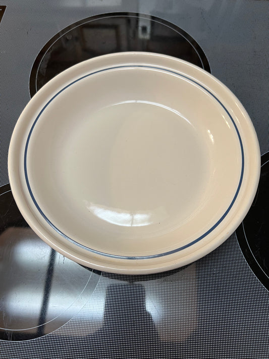 Longaberger Pie Plate in Woven Traditions Classic Blue