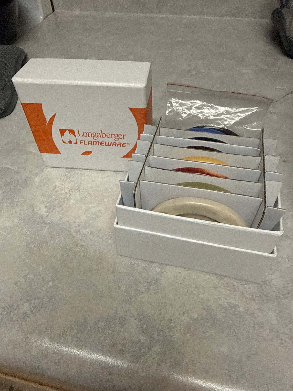 Longaberger flameware chips