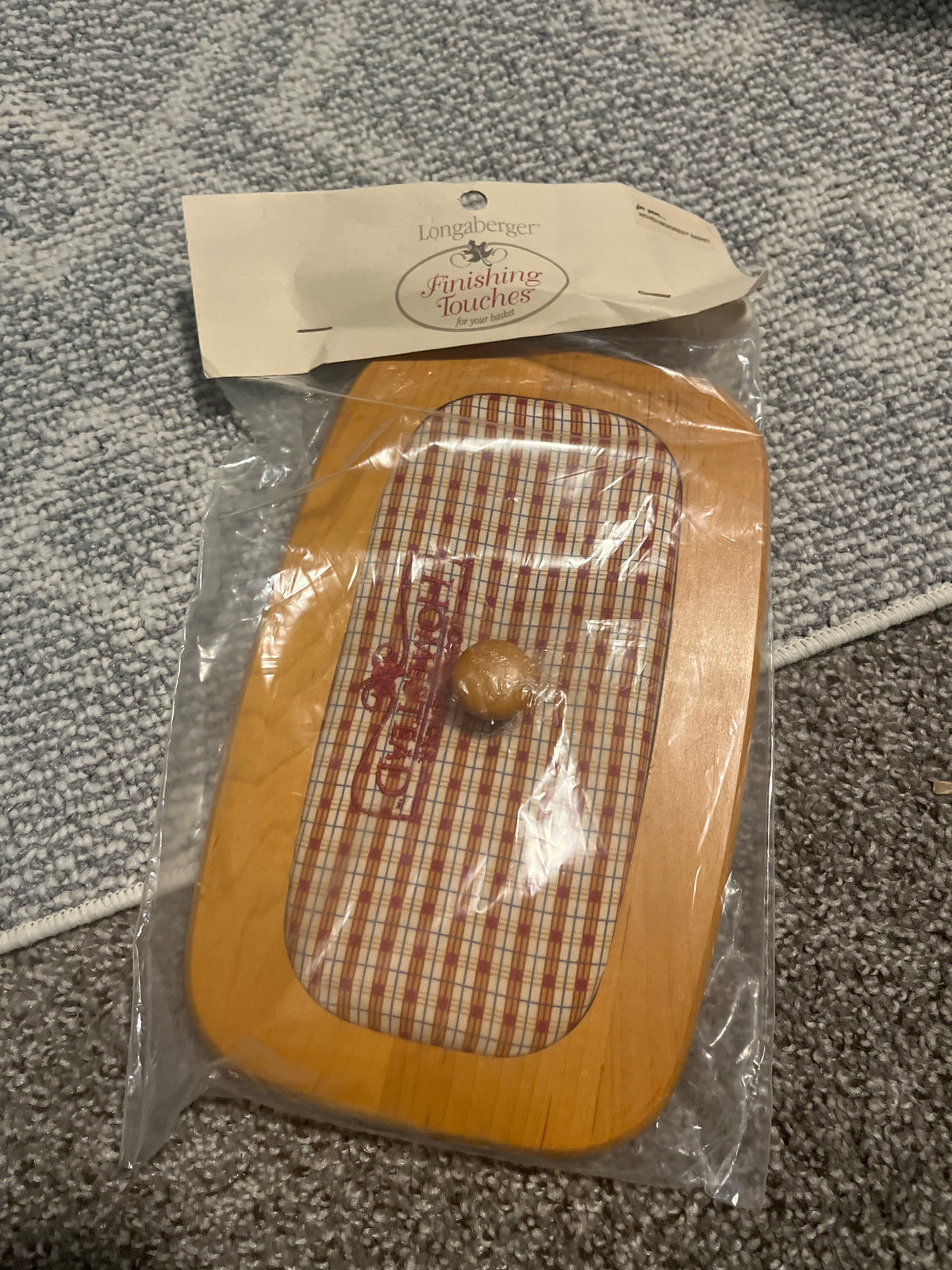 Longaberger homestead lid - red