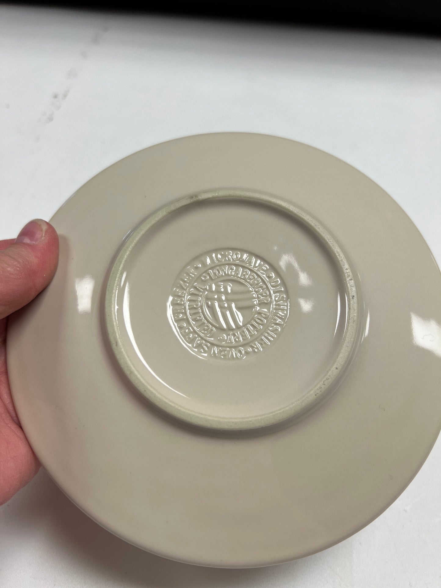 Longaberger Saucer in Ivory