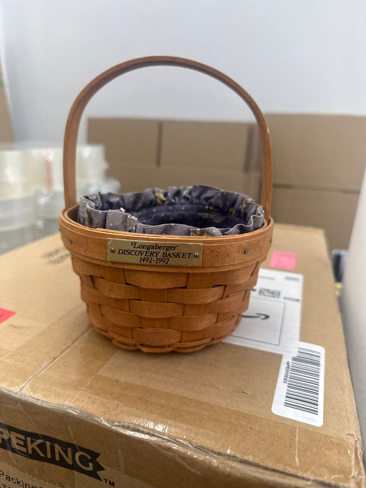 Longaberger discovery basket with liner