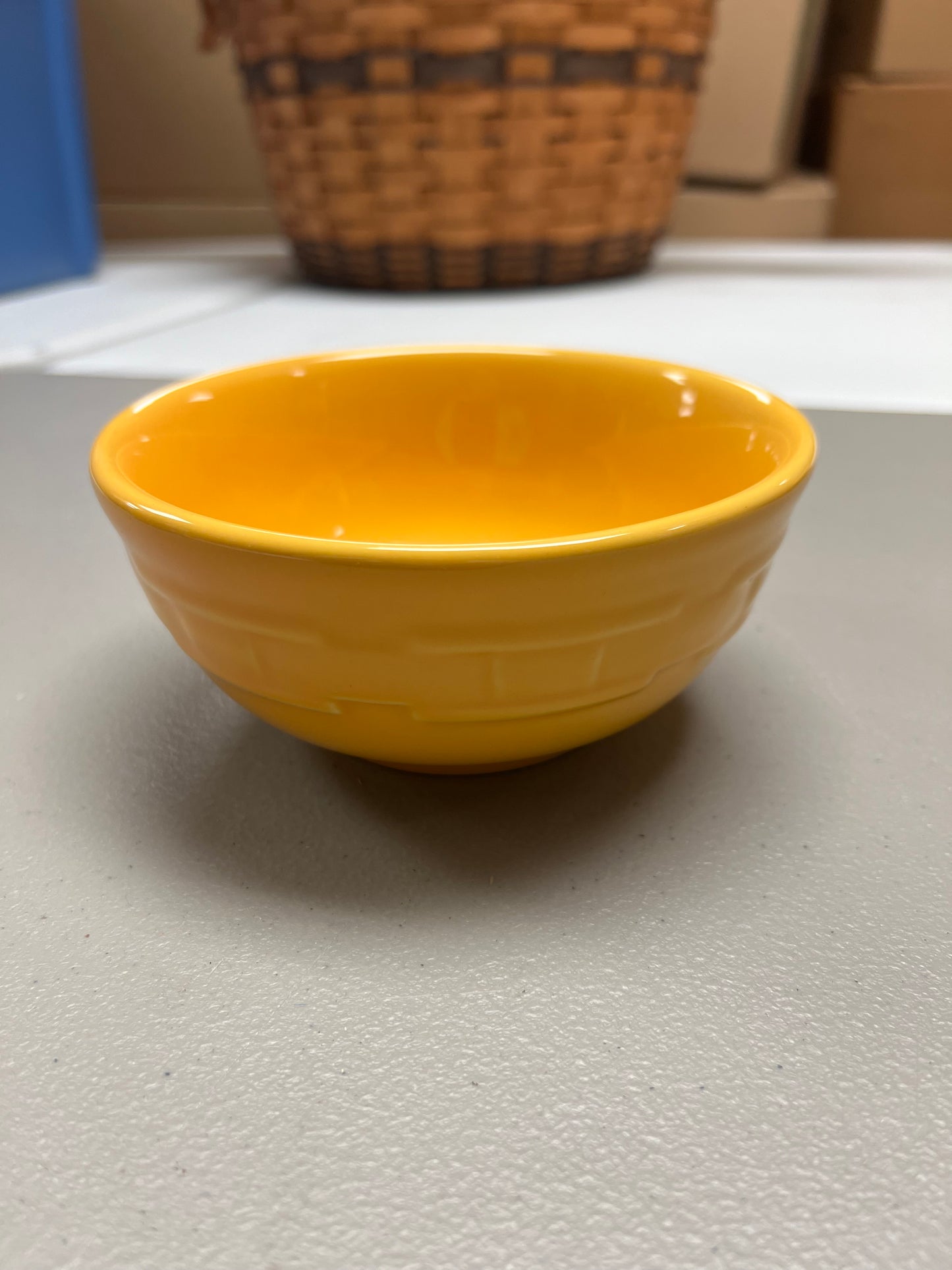 Longaberger small cereal bowl in sunflower