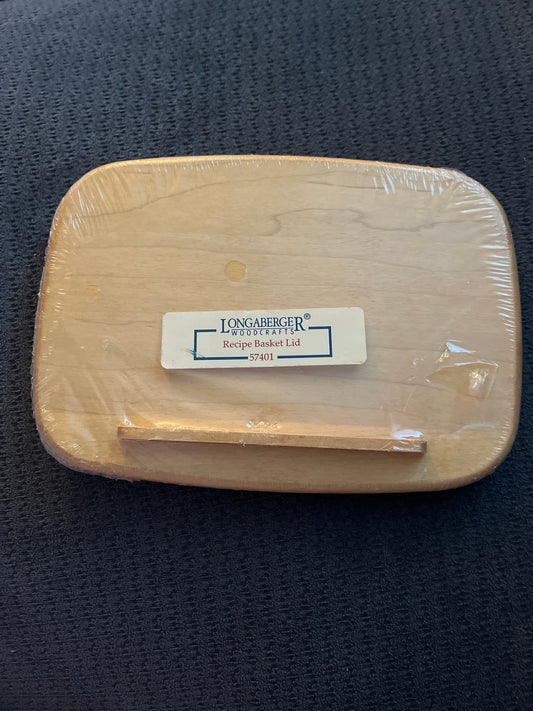 Longaberger Recipe Basket Lid