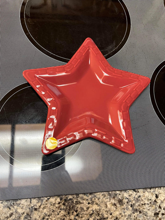 Longaberger Star Plate in Paprika