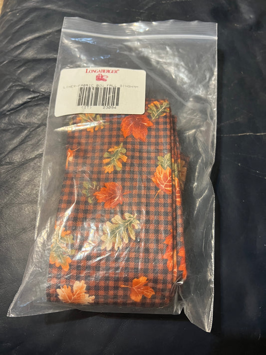 Longaberger Fabric Bow in Fall Gingham