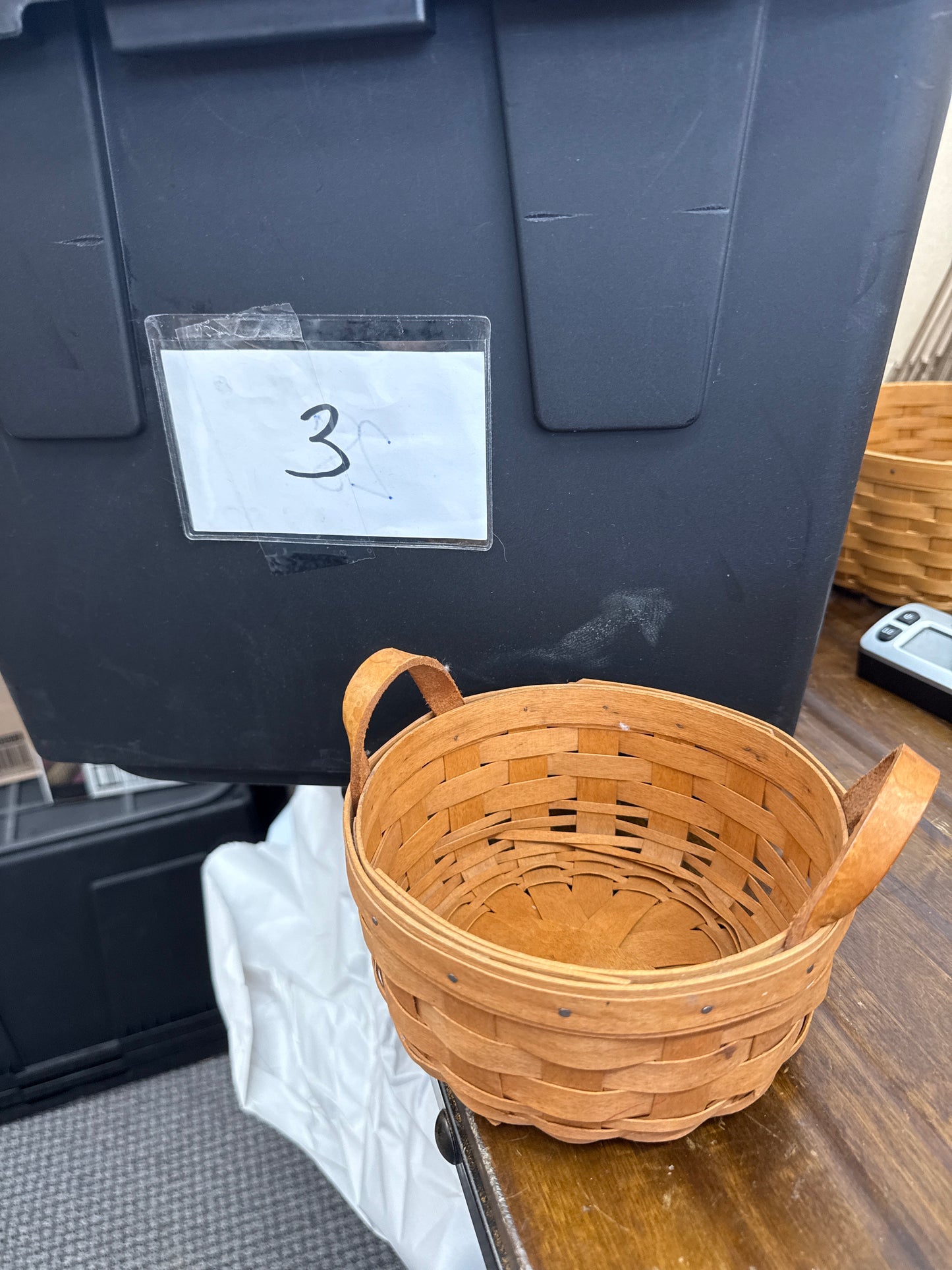 Longaberger button basket
