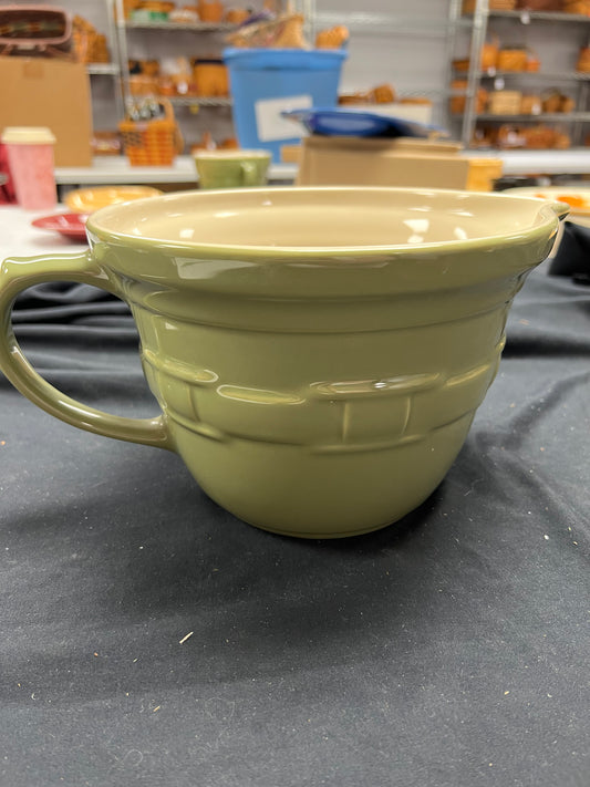 Longaberger batter bowl in Sage