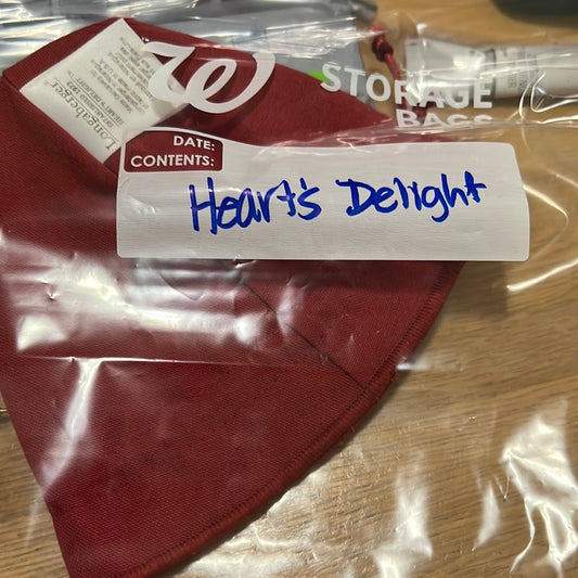 Longaberger Hearts Delight Liner in Paprika