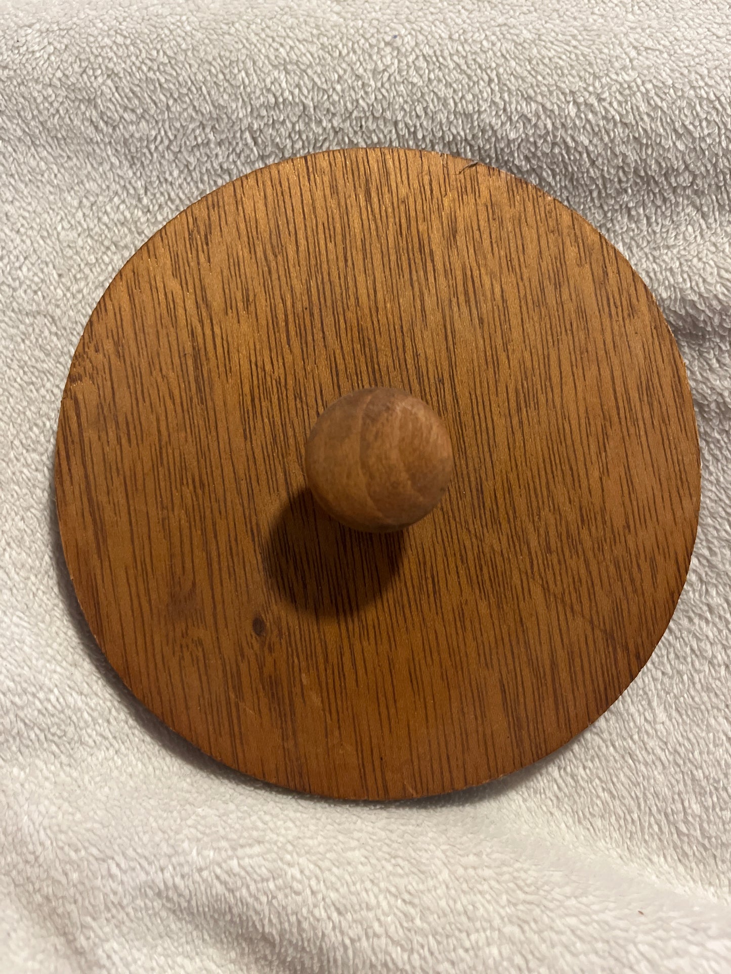 Wooden 5” round lid