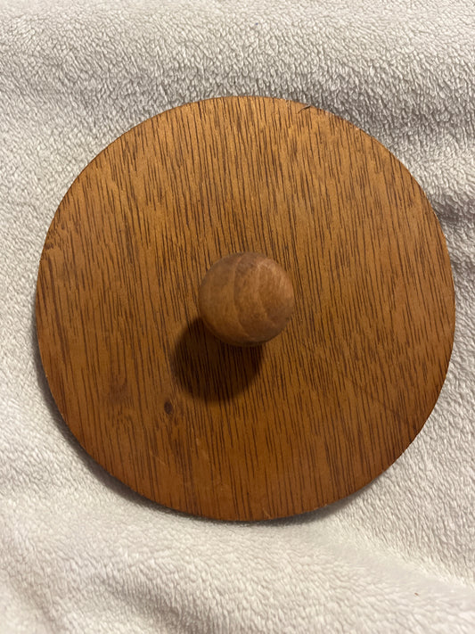 Wooden 5” round lid