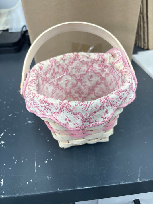 Longaberger 2001 Horizon of Hope Basket with Liner and Protector