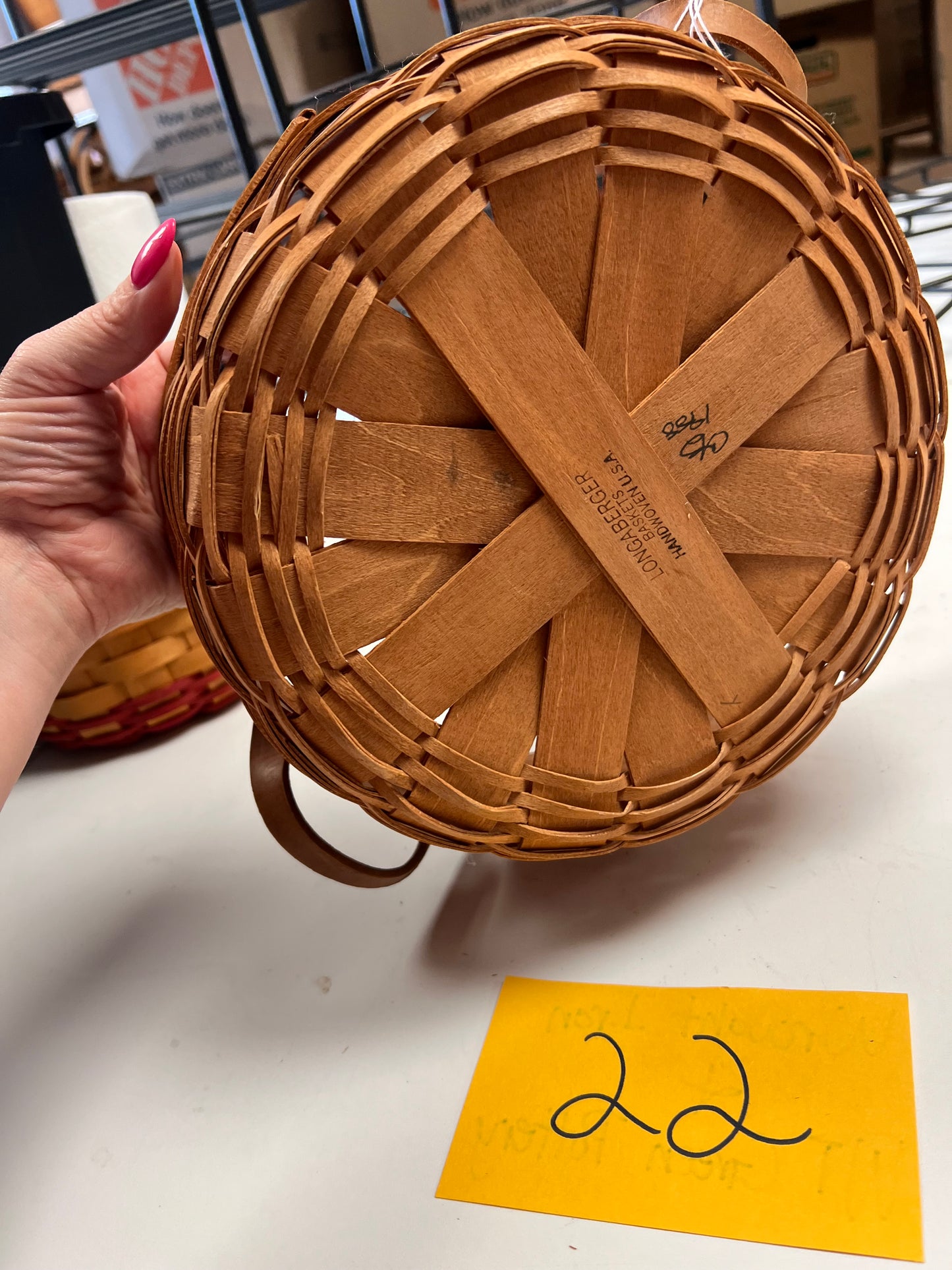 Longaberger Darning Basket