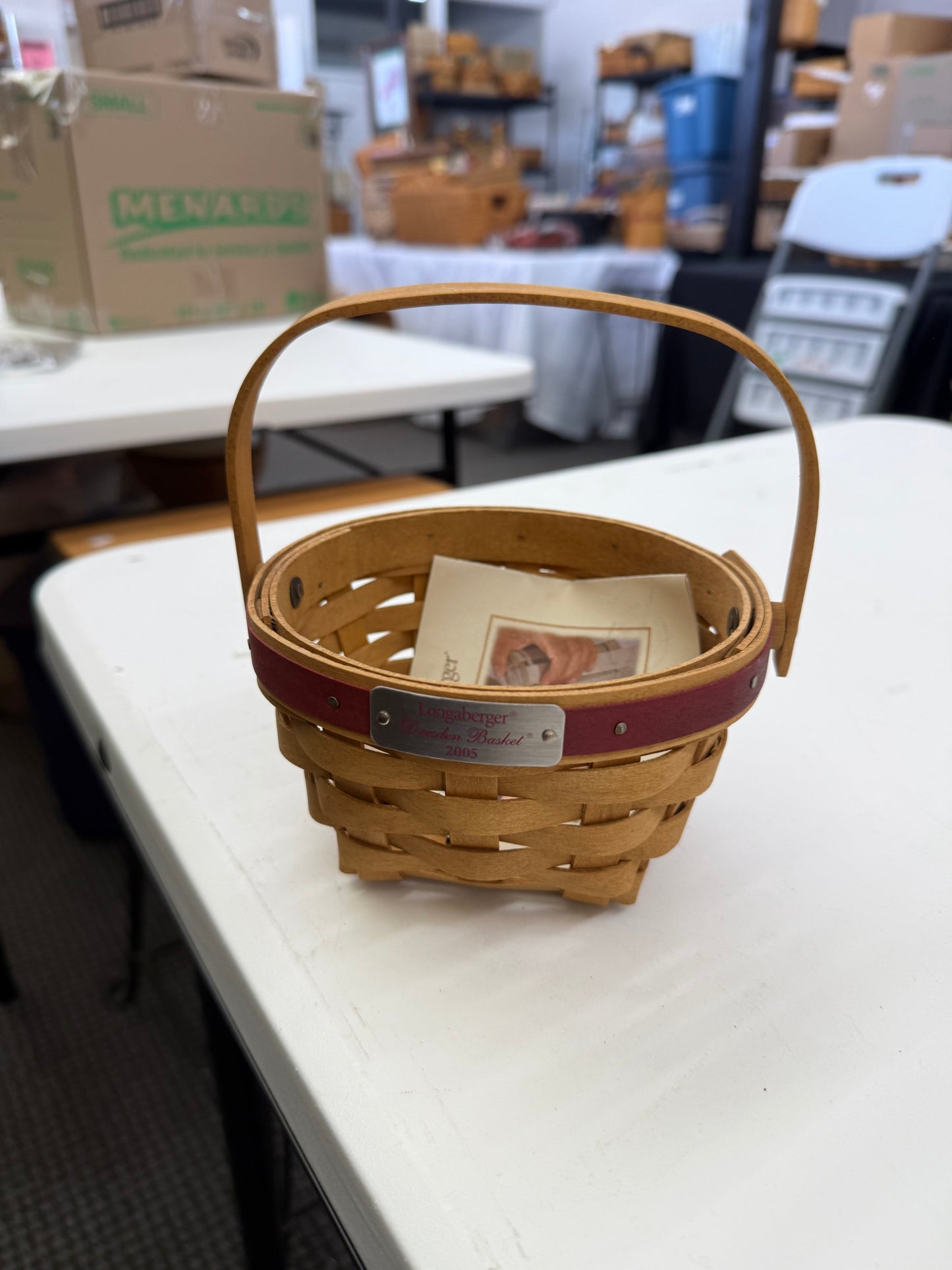 Longaberger 2005 Dresden basket
