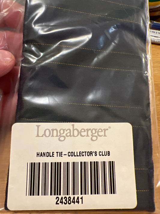 Longaberger handle tie on collectors club