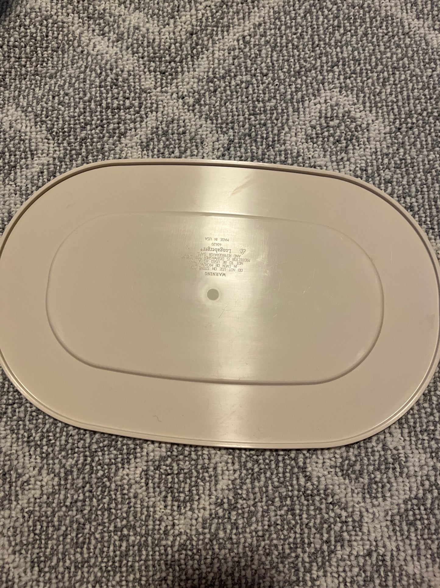 Longaberger 15.25”x9.5” lid