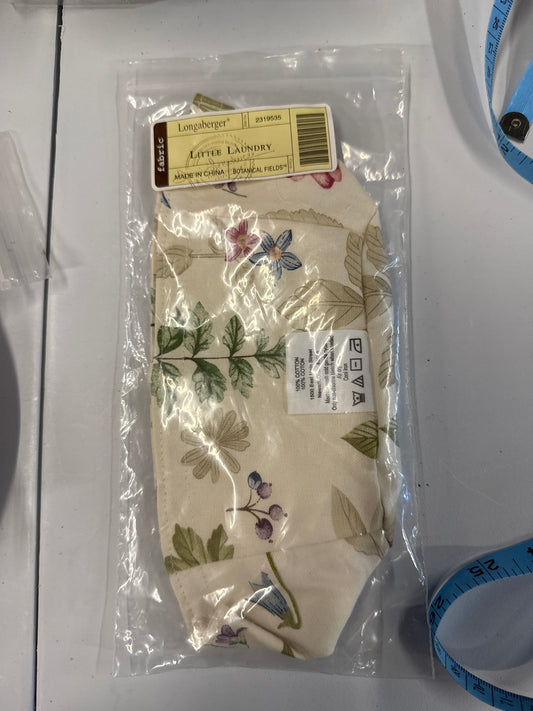 Longaberger little laundry liner in botanical fields